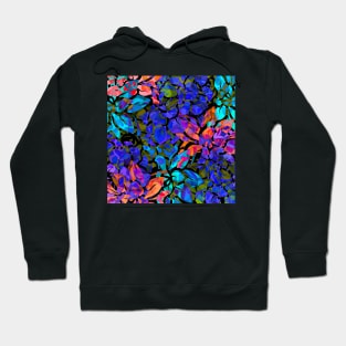 Neon Petal Punch - Bold and Bright - Digitally Illustrated Abstract Flower Pattern for Home Decor, Clothing Fabric, Curtains, Bedding, Pillows, Upholstery, Phone Cases and Stationary Hoodie
